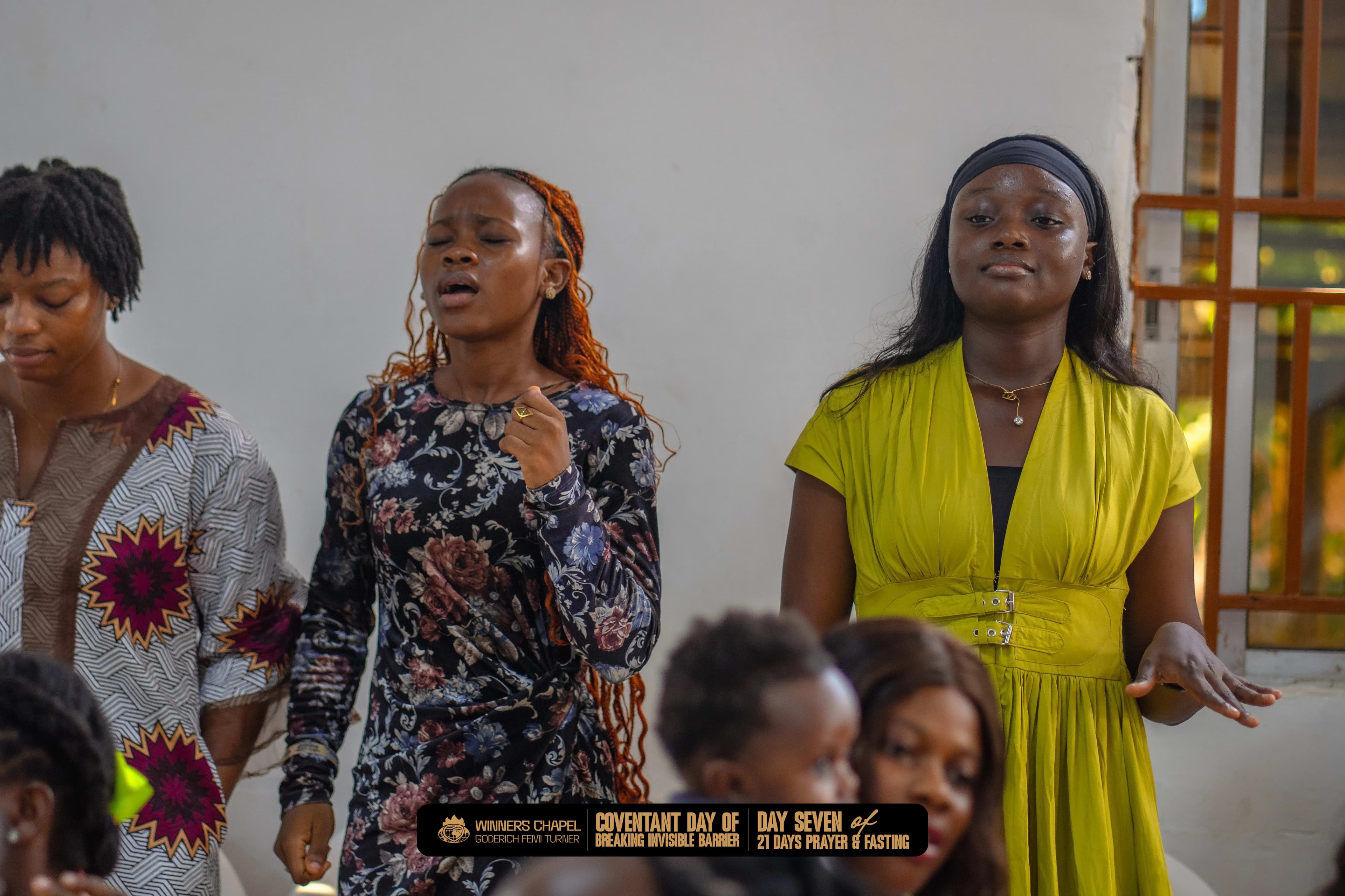 Young Adults from various units during service